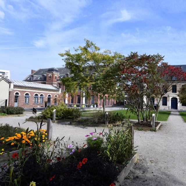 The gardens of the Hospice d'Havré