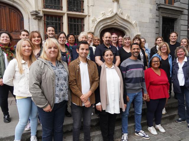 The Lille Tourist Office team at the Palais Rihour