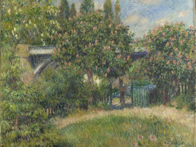 Auguste Renoir Pont Du Chemin De Fer A Chatou Musee Dorsay Patrice Schmidt