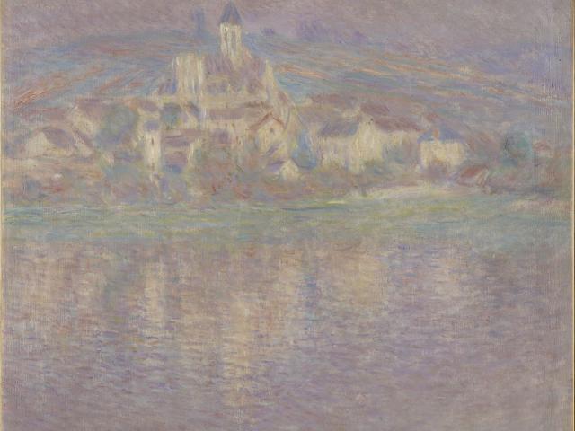 Vetheuil Sunset By Monet