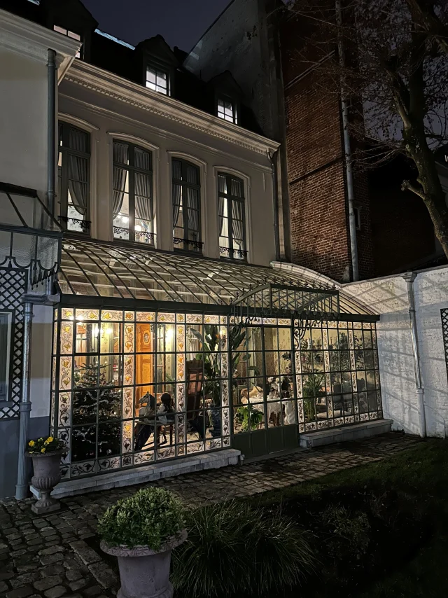 Veranda By Night Maison Natale Charles De Gaulle Toerisme Lille